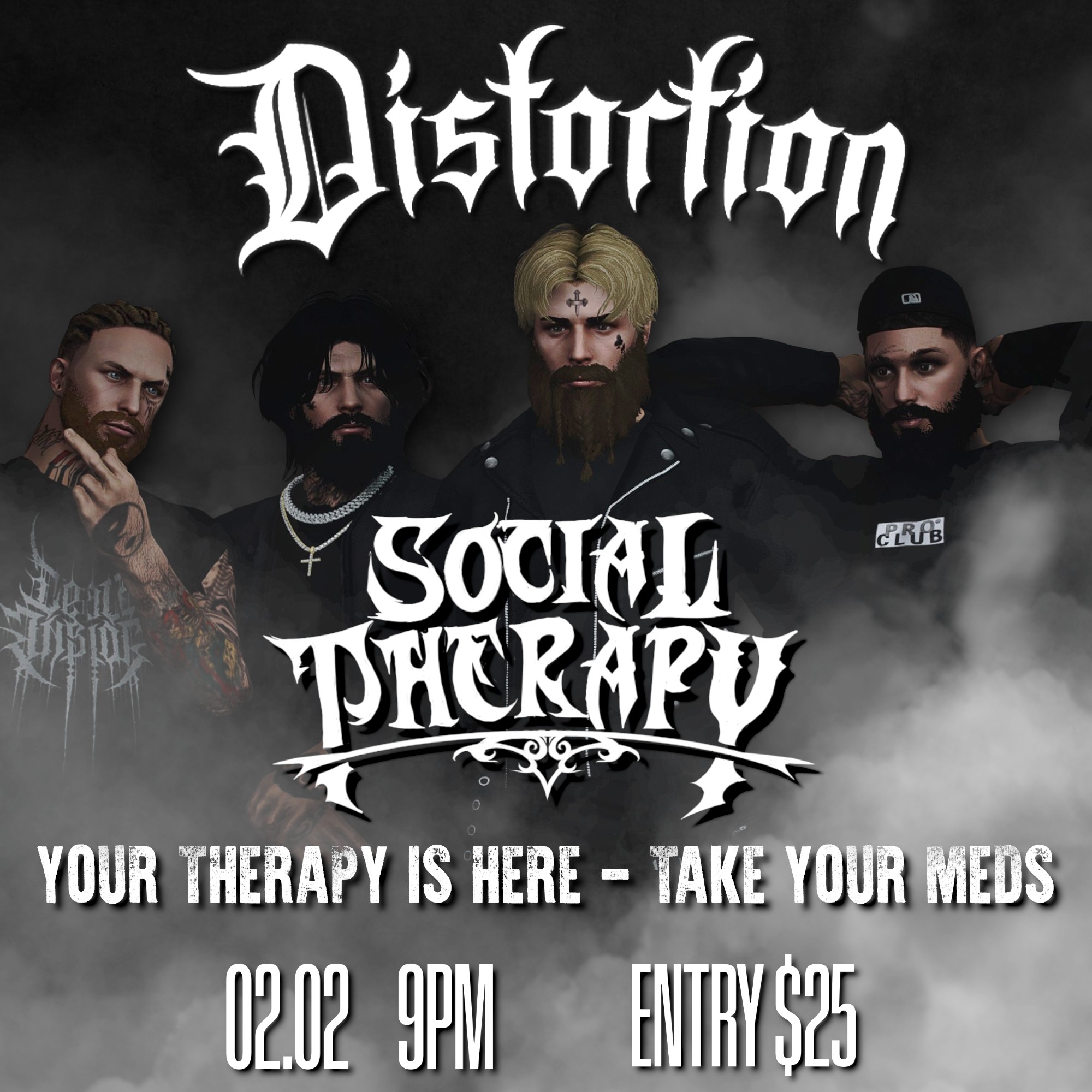 ❗️⛧ DISTORTION X SOCIAL THERAPY ⛧❗️    Stęskniliśc..